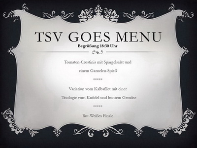 TSV goes Menu