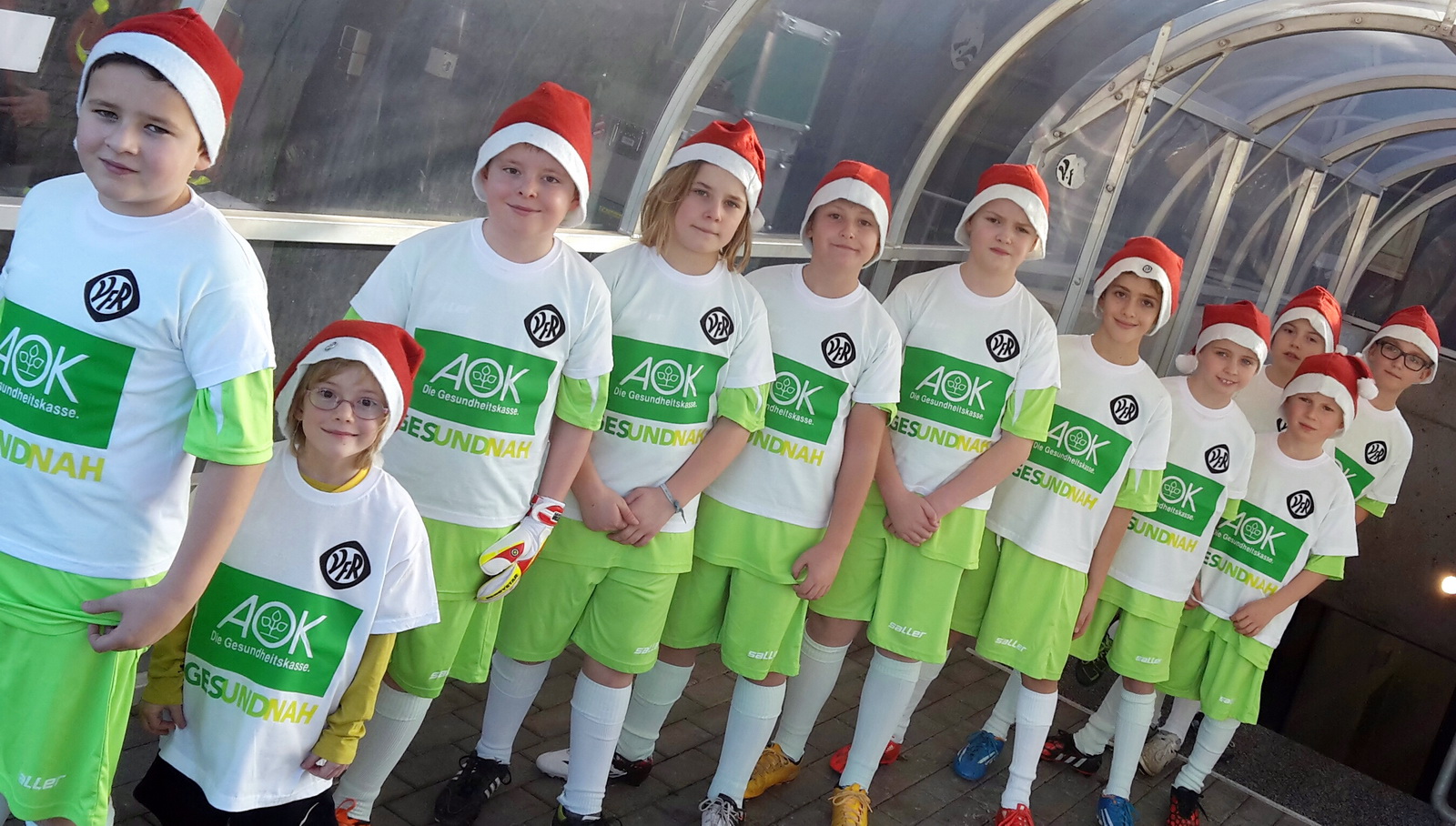 E-Jugend Einlaufkids beim VfR Aalen