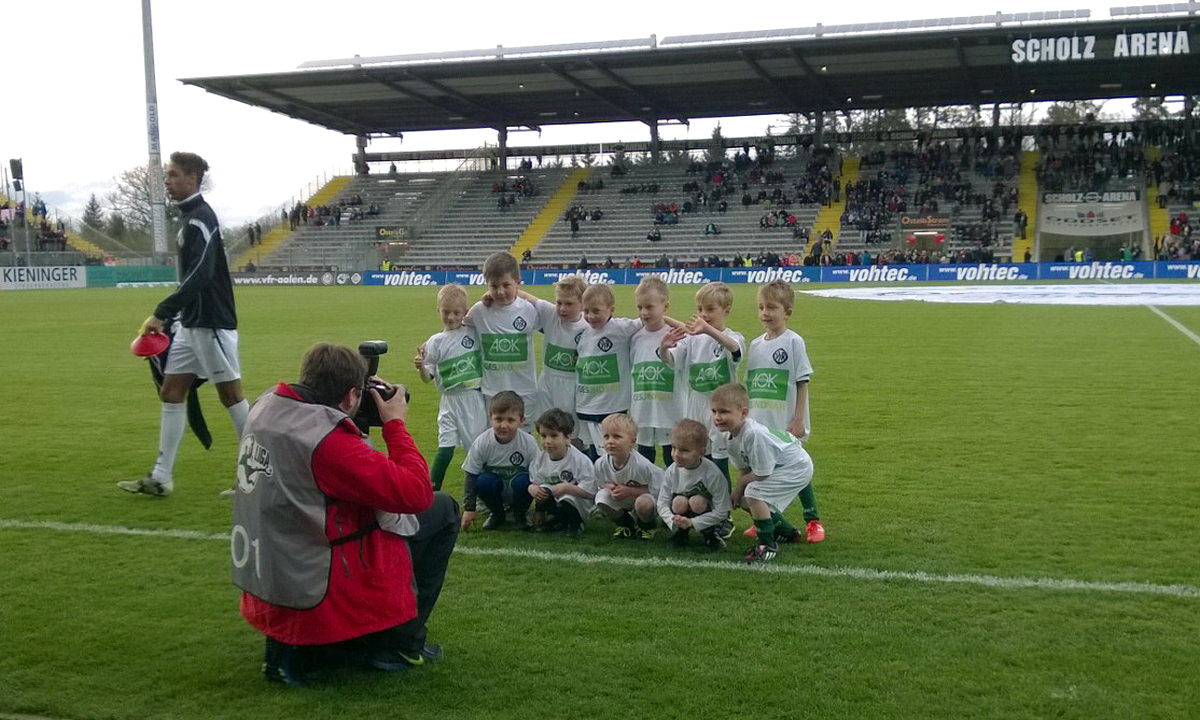 Unsere Bambinis beim VfR Aalen