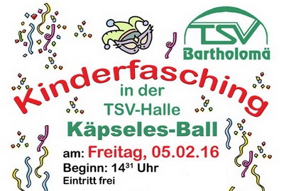 Käpseles-Ball in der TSV-Halle
