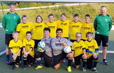D-Junioren SGM Heubach/Lautern/Bartholomä Mannschaftsfoto Saison 2017/2018
