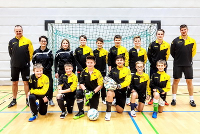 Neue Trainingsshirts für die D-Junioren der SGM Heubach/Lautern/Bartholomä