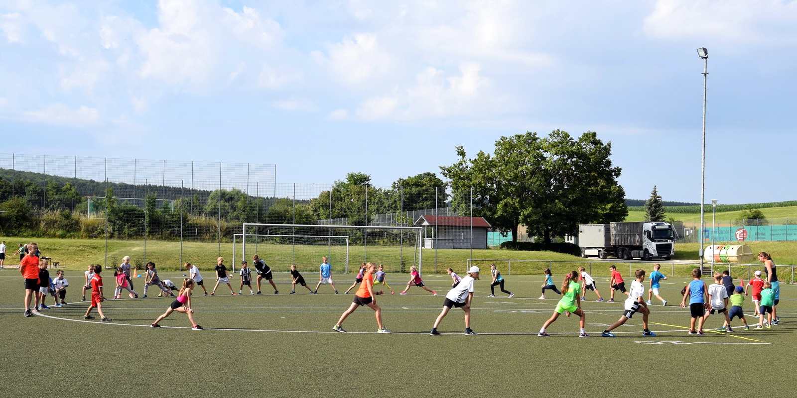 Sportabzeichen-Abnahme beim TSV Bartholomä