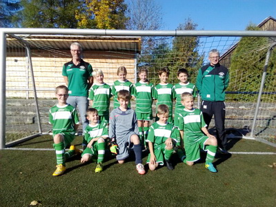 E-Junioren SGM Lautern/Bartholomä Mannschaftsfoto Saison 2017/2018