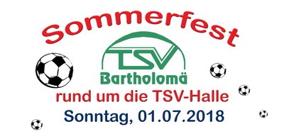 Einladung zum TSV Sommerfest