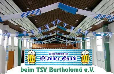 TSV Bartholomä lädt zur Oktober-Gaudi