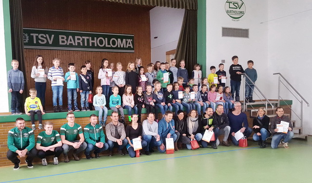 Übergabe der Deutschen Sportabzeichen