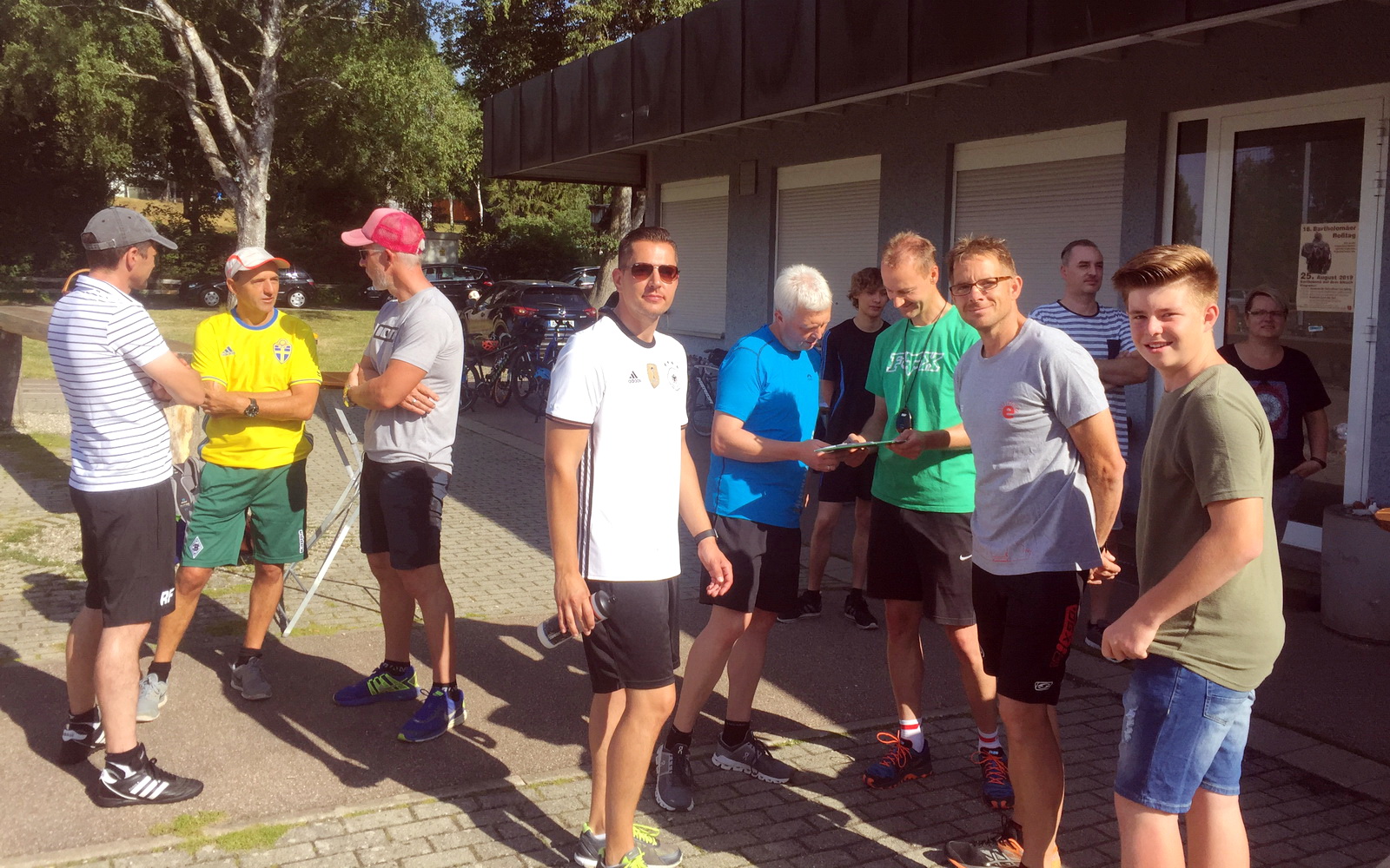 Sportabzeichen-Abnahme