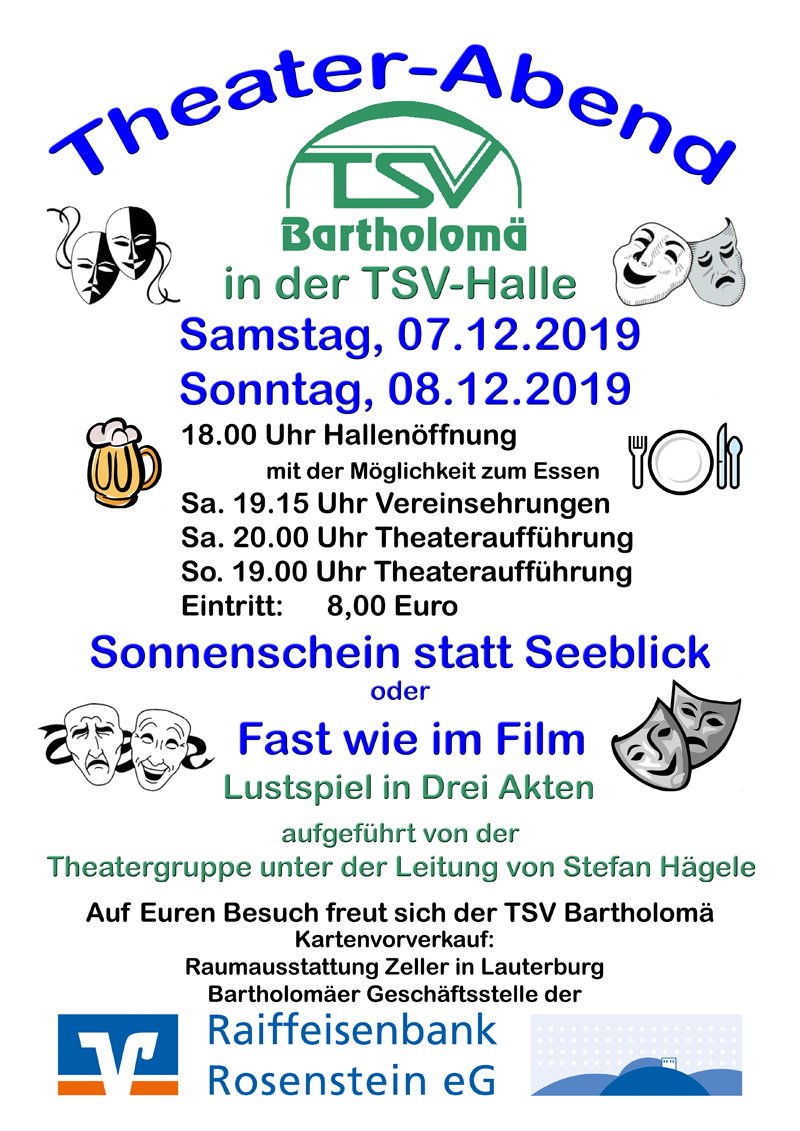 Theaterabende beim TSV Bartholomä