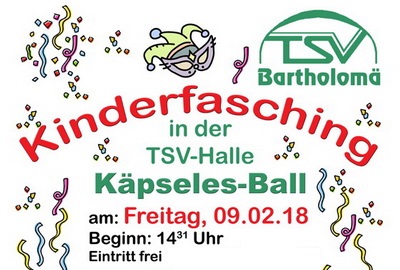 Einladung zum Käpselesball