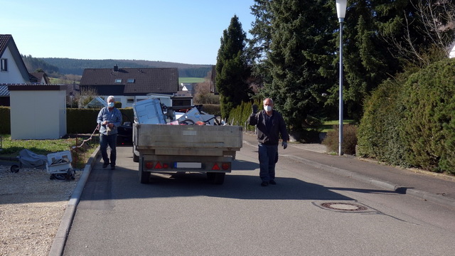 TSV-Schrott-Spenden-Aktion