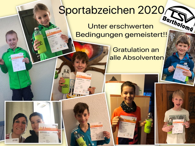 Sportabzeichen 2020
