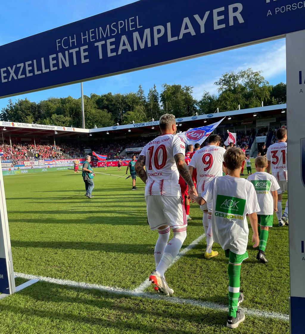 Einlaufkinder beim FC Heidenheim