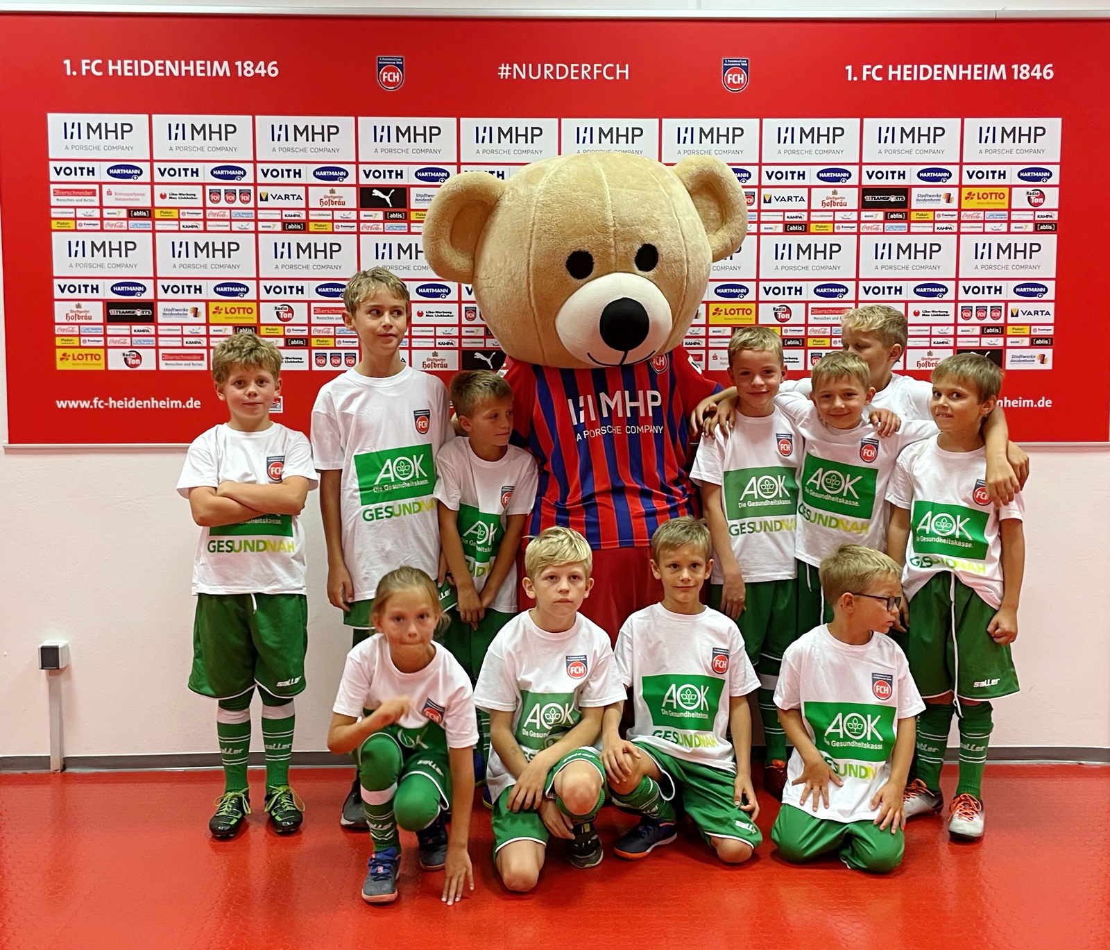 Einlaufkinder beim FC Heidenheim