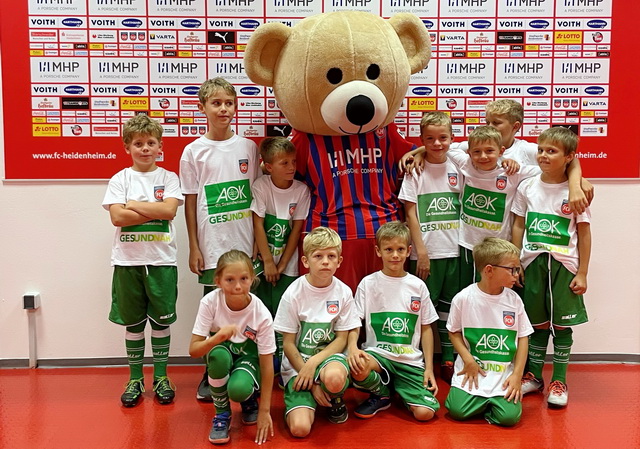 Einlaufkinder beim FC Heidenheim