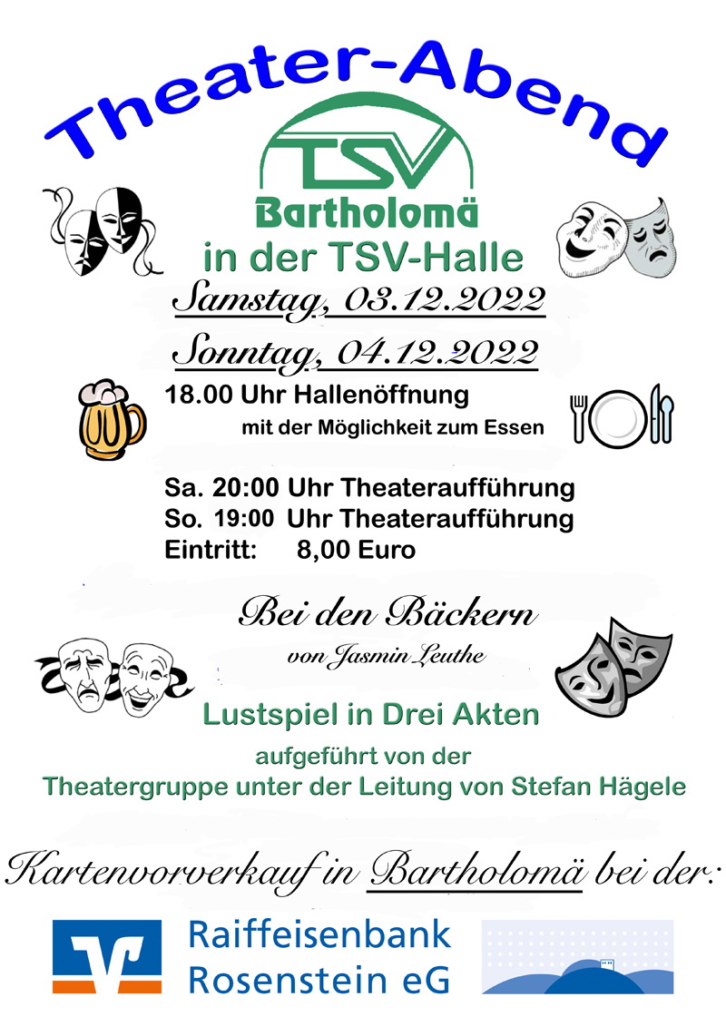 Weihnachtstheater beim TSV Bartholomä