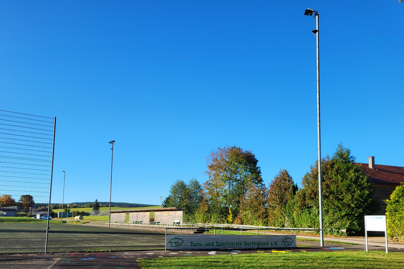 Sanierung der Flutlichtanlage