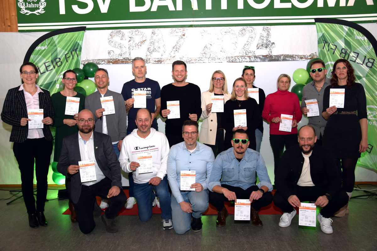 Sportabzeichen-Übergabe des Jahres 2024