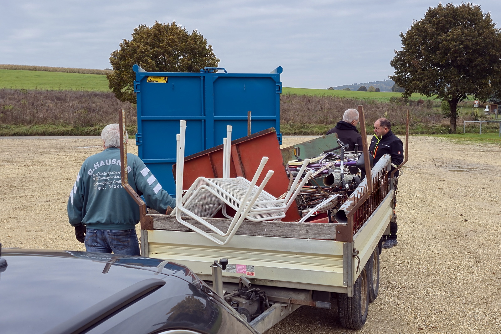 Erfolgreiche TSV-Schrottspendenaktion