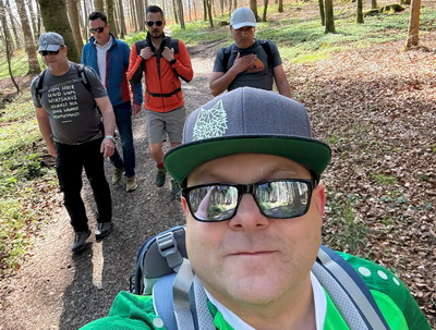 Die 5-Wanderfreunde auf großer Mission