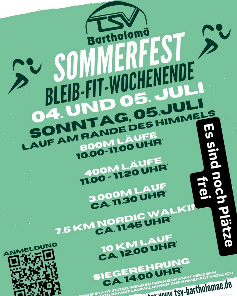 Flyer: Bleib-Fit-Wochenende 2026