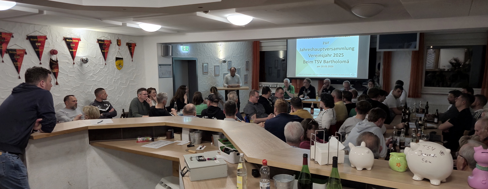 Hauptversammlung im TSV-Clubheim