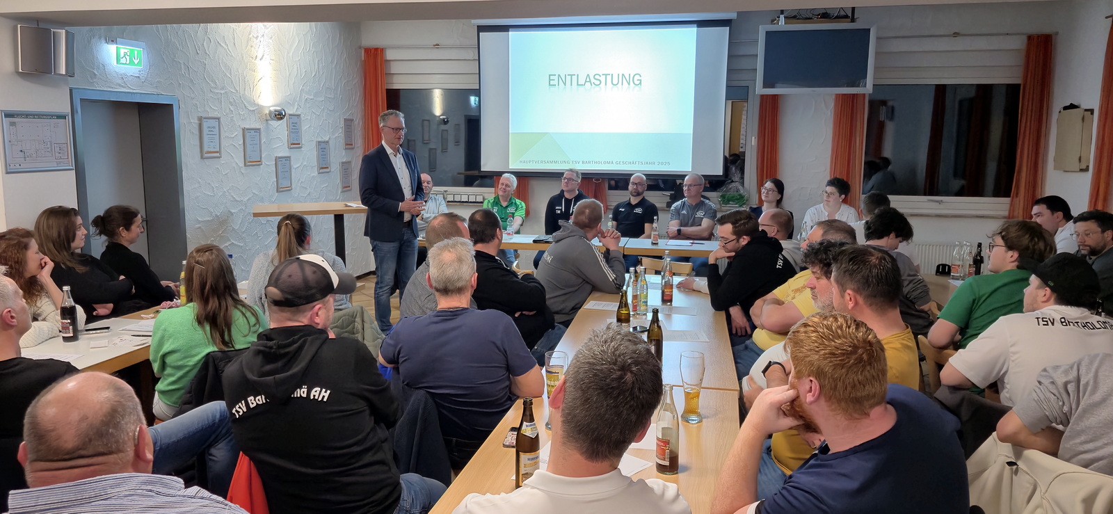 Hauptversammlung im TSV-Clubheim