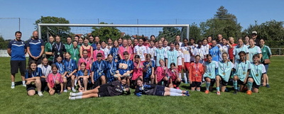 Mädchenfußballturnier beim Gartenfest des TV Lindach